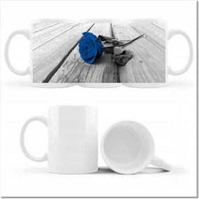 Fotó bögre Kék rózsa a hídon