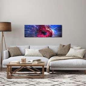 Kép - Az univerzum energiája (órával) (90x30 cm)