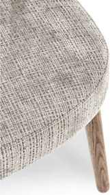 Szürke kárpitozott étkezőszék Ilma – Bizzotto