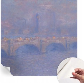 Mosható öntapadós fotótapéta étkezőbe Kék híd 250x250 cm