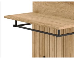 KLEO előszobafal, barna/grafit