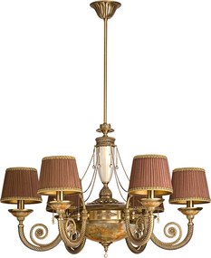 Csillár Patina BIBIONE KUTEK BIB-ZW-6-P-A-SR