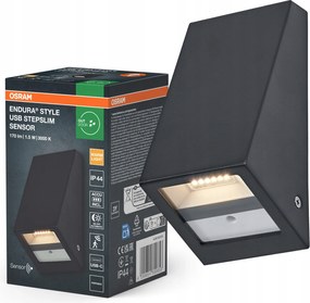 Kerti fali lámpa Led alkonyati mozgásérzékelő 1.5W 3000K IP44 Endura