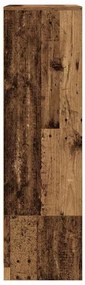 antik fa szerelt fa szekrény fiókkal 55,5x34x119,5 cm