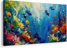 Kép - A víz alatti világ festése (90x60 cm)
