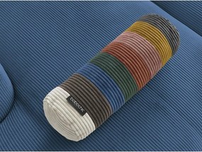 Kék kordbársony sarokkanapé Belair – Bobochic Paris