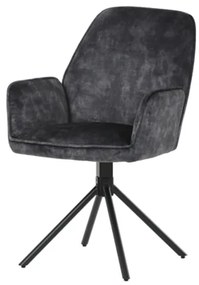 Autronic Étkezőszék fekete szövet HC-511 BK4