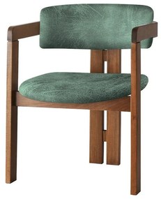 Étkező szék CO Green and Walnut