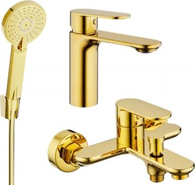 Mexen Milo R40 fürdőkád szett, arany - 71303R40-50