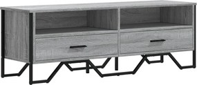 vidaXL szürke sonoma színű szerelt fa TV-szekrény 122 x 34 x 41 cm