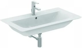 Mosdó bútorba Ideal Standard Connect air 84x46 cm fehér színben fényes felülettel középső nyílással E027901