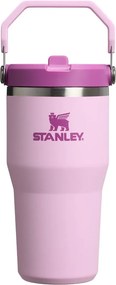 Rózsaszín rozsdamentes acél termosz 600 ml IceFlow™ Flip Straw 2.0 Cherry Blossom – Stanley