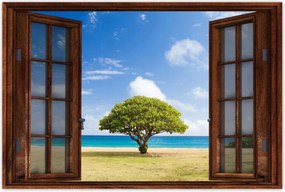 Poszterek 60x40 Tájkép fával