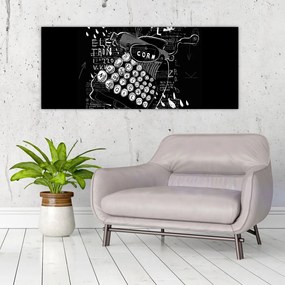 Kép - Rajz Banksy stílusában (120x50 cm)