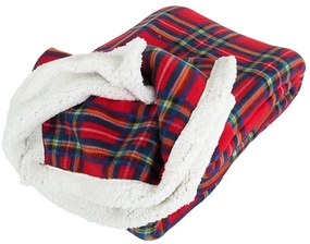 Sherpa pléd mikroplüssből BUFFALO TARTAN piros Méret: 150 x 200 cm