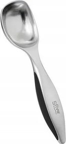 Rozsdamentes acél fagylaltos kanál gumi nyéllel