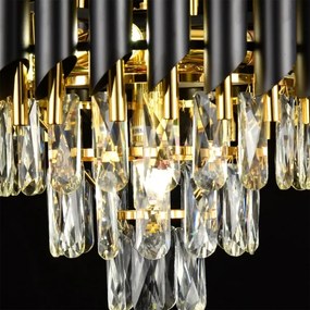 Brilagi - Felületre szerelhető ECLIPSE csillár 5xE14/10W/230V, átm. 38 cm, fekete/arany