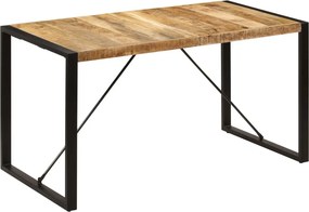 vidaXL tömör mangófa étkezőasztal 140 x 70 x 75 cm