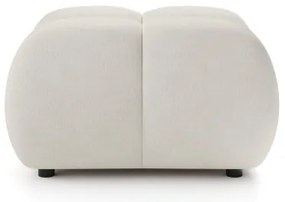 Kárpitozott puff ALMADA 72x72 cm bézs