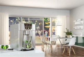 Klarstein Ice Volcano 2G, jégkocka készítő, 13 kg/24 h, jékockagyártó, LED, ezüst