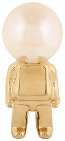 Aranyszínű LED dimmelhető asztali lámpa üveg búrával (magasság 27 cm) Ross – Leitmotiv