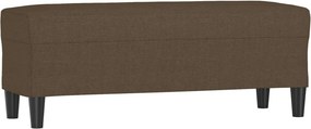 vidaXL barna szövet pad 100 x 35 x 41 cm