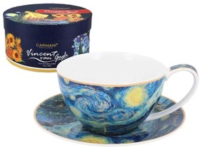 Porcelán csésze - 360ml - Van Gogh: Csillagos éj