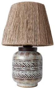 Asztali lámpa RAMZES 1xE27/40W/230V barna