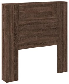 barna tölgy színű áthidalószekrény LED-ekkel 100x16,5x103,5 cm
