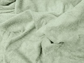 Frottír gumis lepedő EXCLUSIVE világos mentás 90 x 200 cm