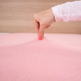 4Home frottír lepedő, rózsaszín, 90 x 200 cm, 90 x 200 cm