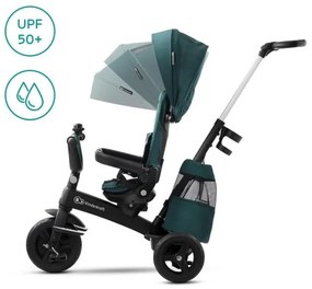 KINDERKRAFT - Gyermek tricikli 5v1 EASYTWIST zöld/fekete