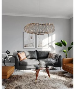 ByRydens 4201260-4002 - LED Csillár zsinóron HAYDEN LED/20W/230V fekete