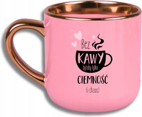 Bögre Rózsaszín Elegáns Nagy Vicces Ajándék Kávé Nélkül