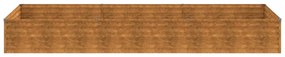corten acél kerti magaságyás 291x100x36 cm
