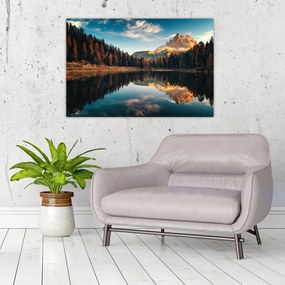Kép - alpesi, olaszország, dolomitok, Antorno (90x60 cm)