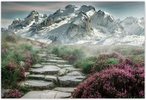 Poszterek 155x105 Hegyi kilátás Tájkép Köd