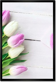 Poszterek keretben 40x60 Finom tulipánok