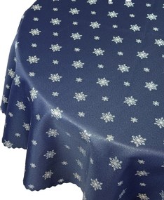 Abrosz Karácsonyi Hó Sötétkék Ezüst Kör Átmérő 100 cm