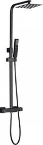 Mazama Black zuhanyszett termosztátos csapteleppel