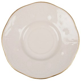 Stitched 6 db-os porcelán csésze és csészealj készlet- Kutahya
