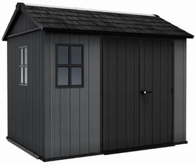 Kerti ház Keter Newton Plus széles 9x7,5 szürke, padlózattal