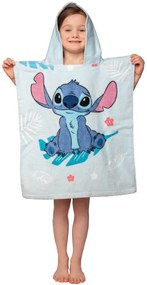 Disney Lilo és Stitch, A csillagkutya Blue strand törölköző poncsó 50x115 cm