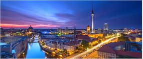 Kép - Kék ég Berlin felett (120x50 cm)