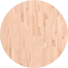 vidaXL tömör bükkfa kerek asztallap Ø80 x 2,5 cm