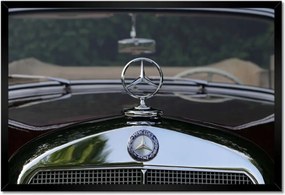 Poszterek keretben 60x40 Mercedes Benz bélyeg