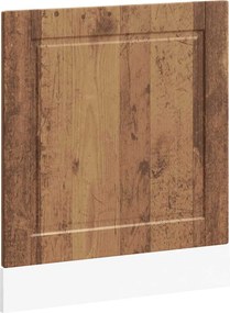 vidaXL mosogatógép panel Porto régi fa 60x1,5x67 cm műanyag fa