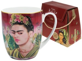 Porcelán bögre díszdobozban 380 ml Frida Kahlo Önarckép