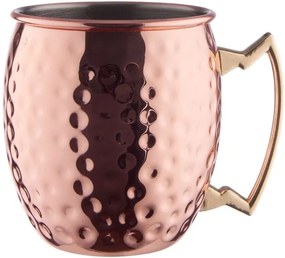 MOSCOW MULE koktél-bögre kalapált rozéarany, 470ml
