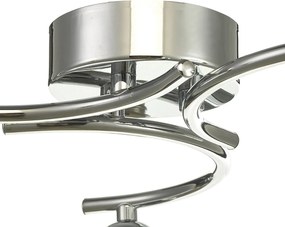 Dar Lighting modern mennyezeti lámpa nakita csiszolt króm darnak5350-04